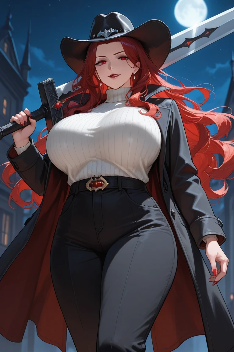 Plus size anime pirate walking away