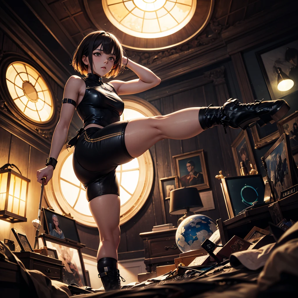 teens girl，blacksilk，pantiess，Fan hair，gold eyes，full bodyesbian，Wear only underwear，(Isometric perspective:1.5),(pixar-style:1.2),sobu,Beds,sofe,(Small bonsai:0.8),table light,tvp,wall paintings,3D,Disney,panoramic photo,White background,one color background,Global illumination,Ray traching，Modeling，HDR，Octane rendering，unreal render，behance，dribbble，artstation，best qualtiy，8k， --auto