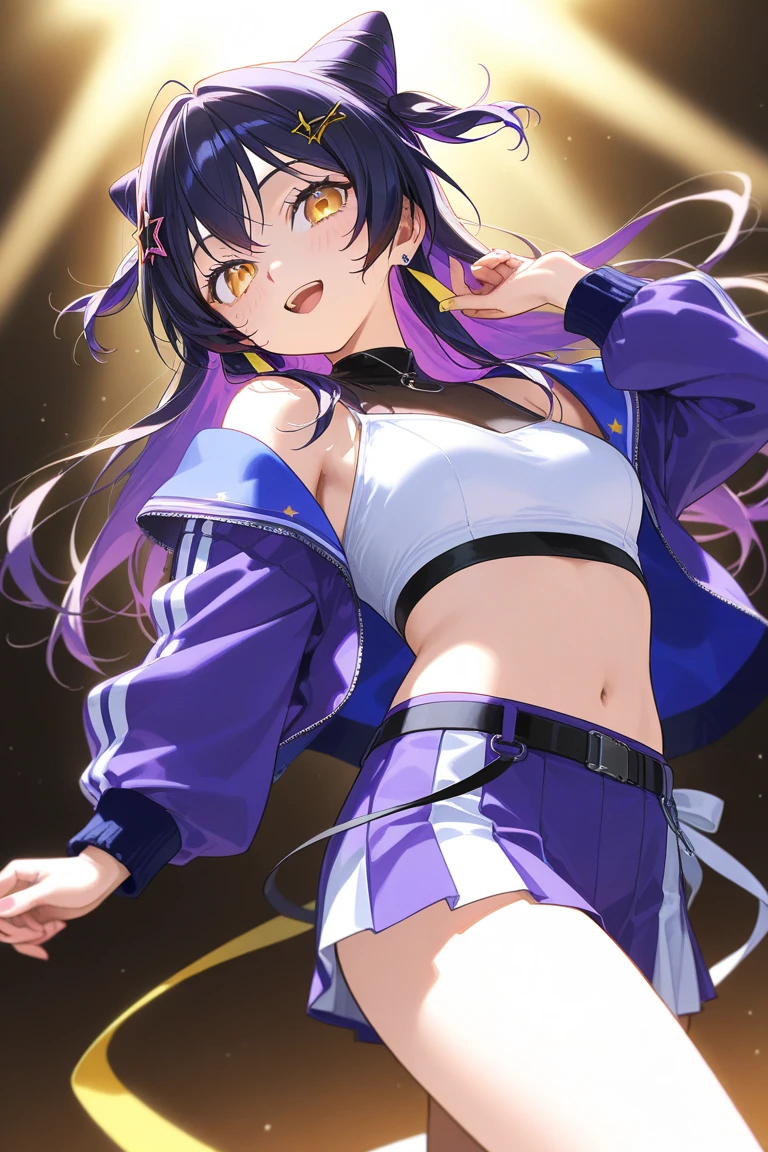 1 girl, Are stand, long hair, long twintail, purple hair, purple eyes, (((cute gray underwear))), (((cute white dress))), (((embarrassed))), (cowboy shot), (((showing underwear))), (((((skirt lift by myself))))), ((((cloth lift by myself)))), (((from front))), ((from below)), (closed your mouth), ((((looking at another)))), ((32K)), ((best quality)), ((ultra high res)), ((HDR)), ((uhd)), ((extremely detailed CG)), ((unity 32K wallpaper)), ((perfect anatomy)), (nsfw),