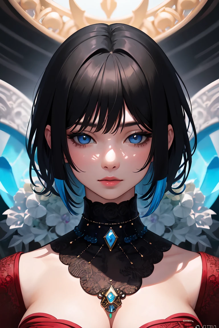 (masterpiece, top quality, best quality, official art, beautiful and aesthetic:1.2), (1girl), extreme detailed,(fractal art:1.3),colorful,highest detailed