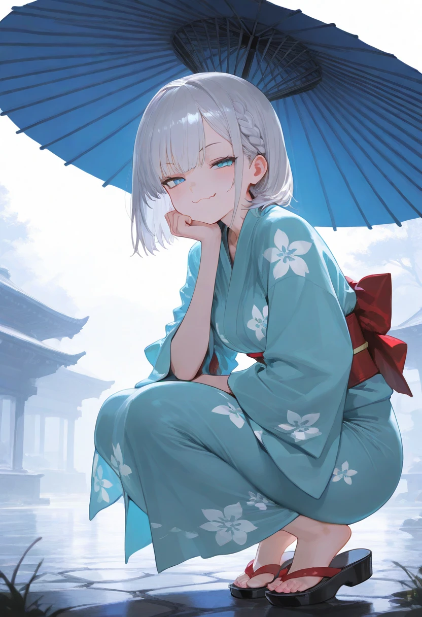 (exceptional, best aesthetic, new, newest, best quality, masterpiece, extremely detailed, anime, waifu:1.2), (realistic), beautiful, solo, 1 girl, petite,gleaming skin, Japanese Idol, 10 years_old, cutie, oval eyes, ((medium_breasts)),
1 girl, (solo:1.2), 1 girl, 10 years old,(chibi:1.2), (white hair, (shortcut),(Mitsuami?twin tailm),(kawaii, cute),(one eye closed), squatting, (knees up:1.1),
wink,smile,(close mouth),(poster of chichi-pui, title, text, logo,:1.2) chihci-pui_tyan, zettai_ryouiki,(huge breasts:1.1),
meadow night,look up at the sky,
colorful bubble,gemma correll,richard burlet,jun suemi,martin stranka,mosaic,spiral,Zdzis?aw Beksi?ski,
"BREAK
(wagasa,Japanese umbrella:1.2)
background:Sumi-e ink painting, touch of brush