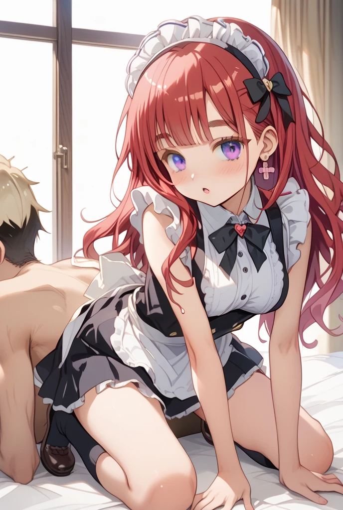 ,looking at viewers,Nsfw,(((1girl,1boy,sex,from behind ,vaginal))),open mouth,all fours,crawling,In the church,Masterpiece,detailed eye,detailed skin,detailed face,shiny skin,detailed hair,white skin,perfect lighting,shiny lips,growing eyes,8k,wallpaper, anime coloring  ,Lacus clyne,,smile,pink hair, straight hair,blue eyes , (((hair ornament,off shoulder sweater ,denim skirt,black knee socks , white lace panties, ))),cleavage,anime key visual ,slender limbs, delicate curves, dainty hands, tiny feet,figure:0.8