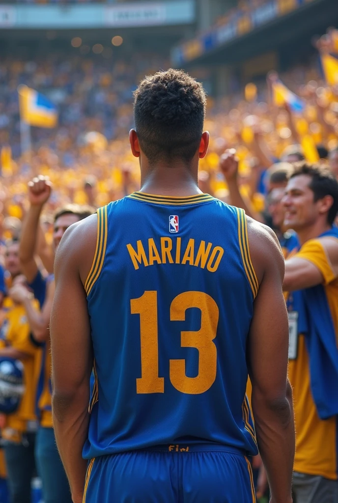 Neymar Júnior com Uniforme de Basquete do Golden State Warriors