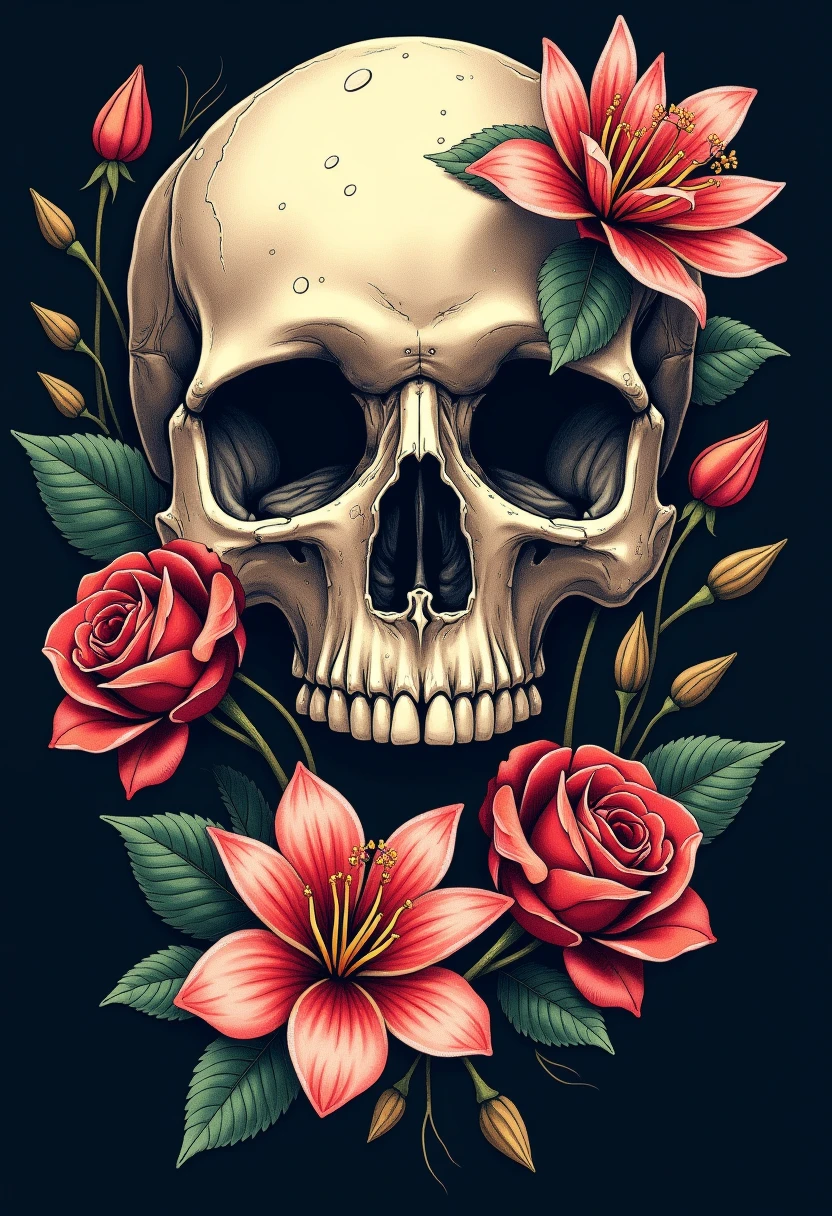 happy father's day skull image