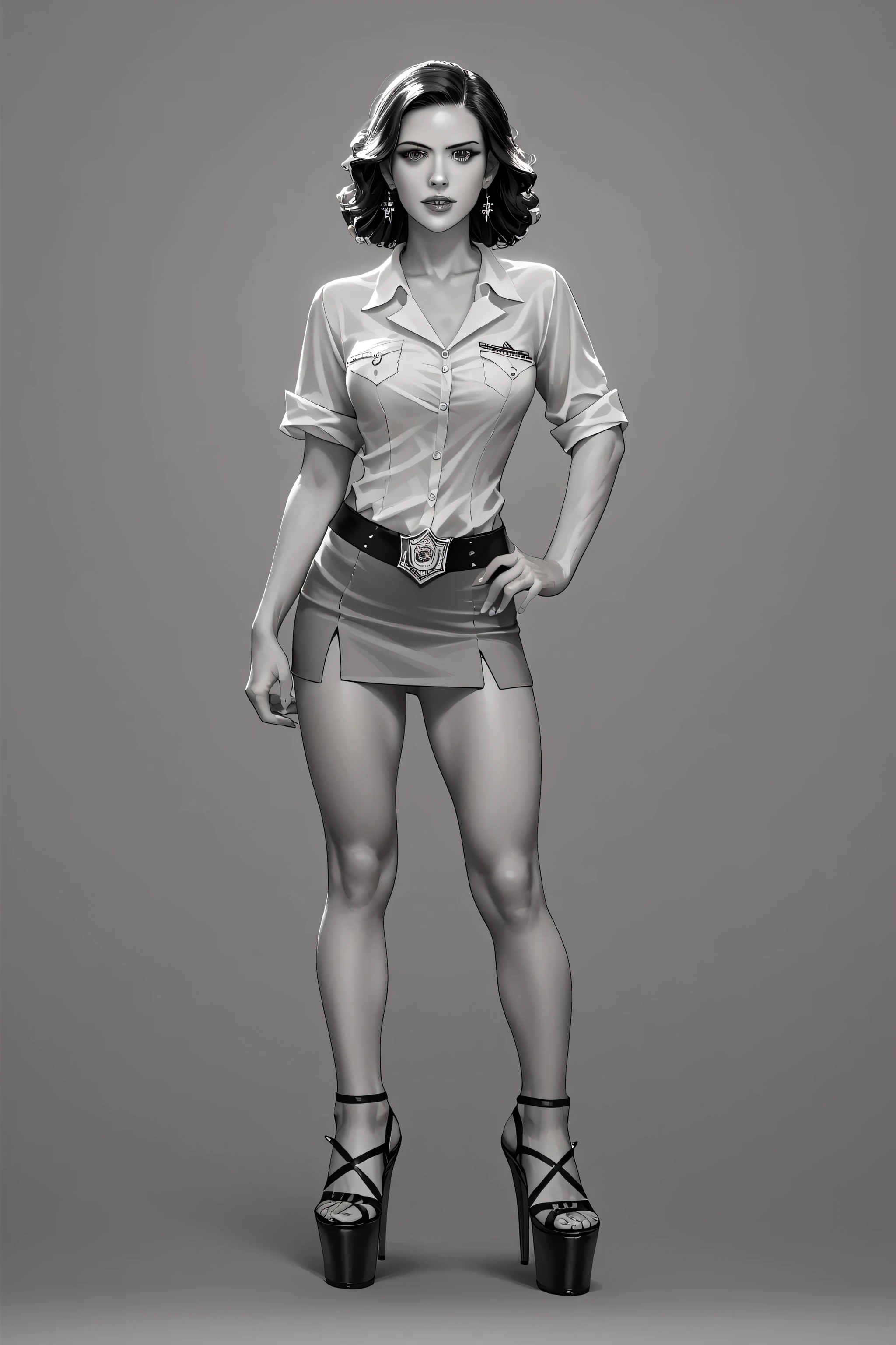 Score_9, score_8_up, score_7_up, score_6_up, transformation sequence, European man turns into Bettie Page - American fashion model who starred in erotic, fetish and pin-up styles from 1950 to 1957, beautiful perfect female face of Bettie Page, beautiful perfect female body of Bettie Page, beautiful eyes very high definition, Bettie Page hairstyle, beautiful woman in high heels, legs wide apart looking at viewer, mansion, Realism, UHD, retina, masterpiece, accurate, anatomically correct, textured skin, super detail, high details, high quality, award winning, best quality, highres, 1080P