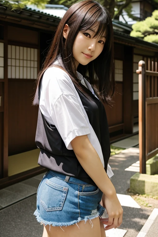 Reality、photo shoot、
Background Office、Similar to Satomi Ishihara、
Age 25、Young Wife、Small face，Lewd、
Hairstyle up、smile、Looking up、
Mouth half open、Facing forward、
squat、On all fours、
Sticking out your ass、yukata、
Wide-legged pose、
Place your hand on your vagina、
Show anus、Yankee Pissing、

