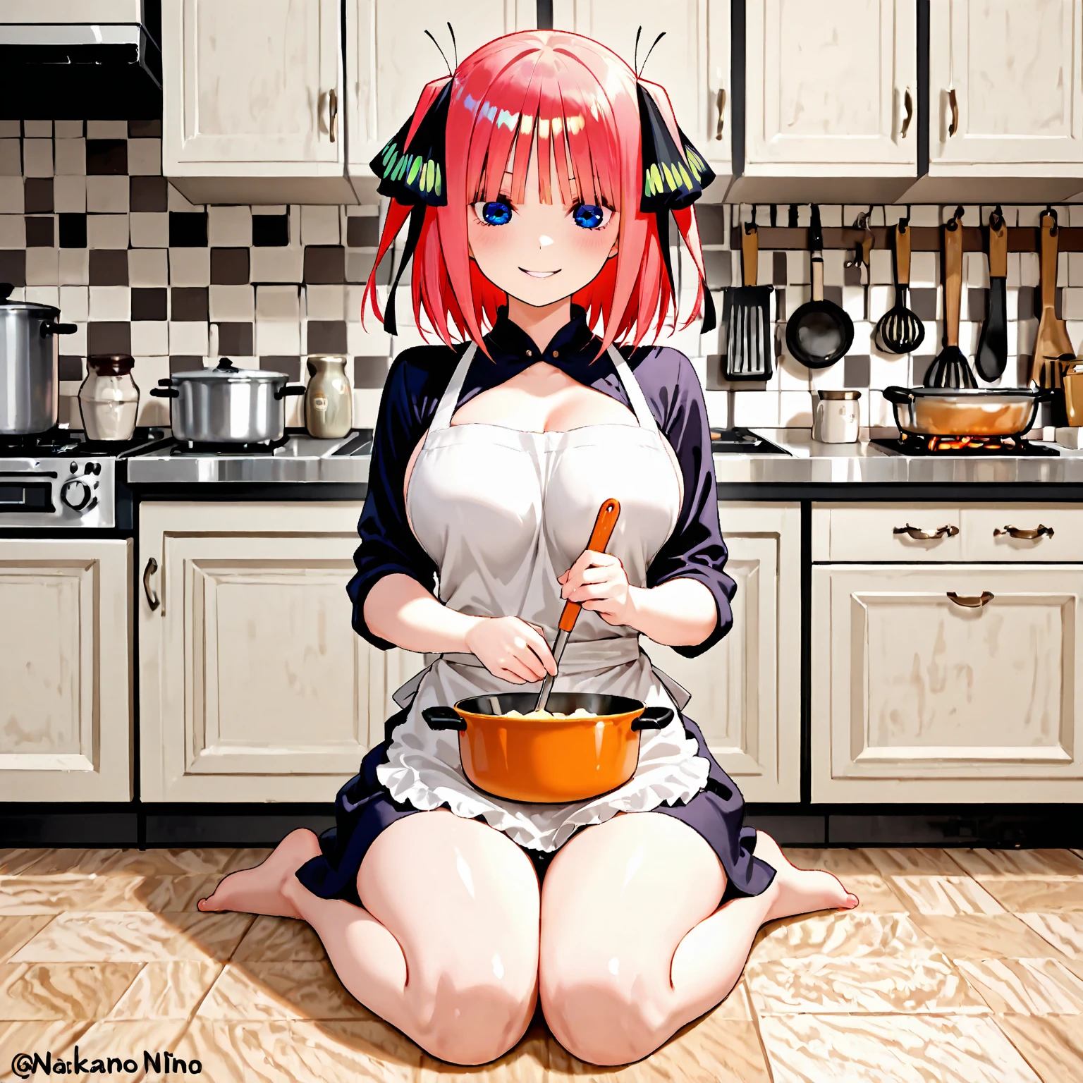 nejikawaraimu
pink hair, short twintails, hair bobbles, star hair ornament, asymmetrical bangs, short hair, pink-framed eyewear, purple eyes. 1girl, solo, nsfw,, (wearing nothing: 1.5), large breasts., empty eyes ,, flooding, fire, heavy snowfall, frozen, file, crying, sea, cooking, whole body, Cherry tree、 blue sky, church,, classroom, garden, , nipple , wet, hospital、、、 amusement park、