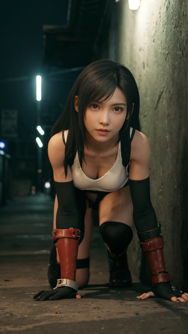 masterpiece、8K、Two Campaign Girls、14years、NSFW、slim figure、Smaller chest、being thin、Lack of pubic hair、Exposing your naked body、fullnude、circuit、Large crowds、FULL BODYSHOT、Surrounded by several staff members、、shoes、GANTZ Suit、Handgun、Leg holster、Idol、a beauty girl、Miss Con Winner、Winning Run、Nasty Succubus