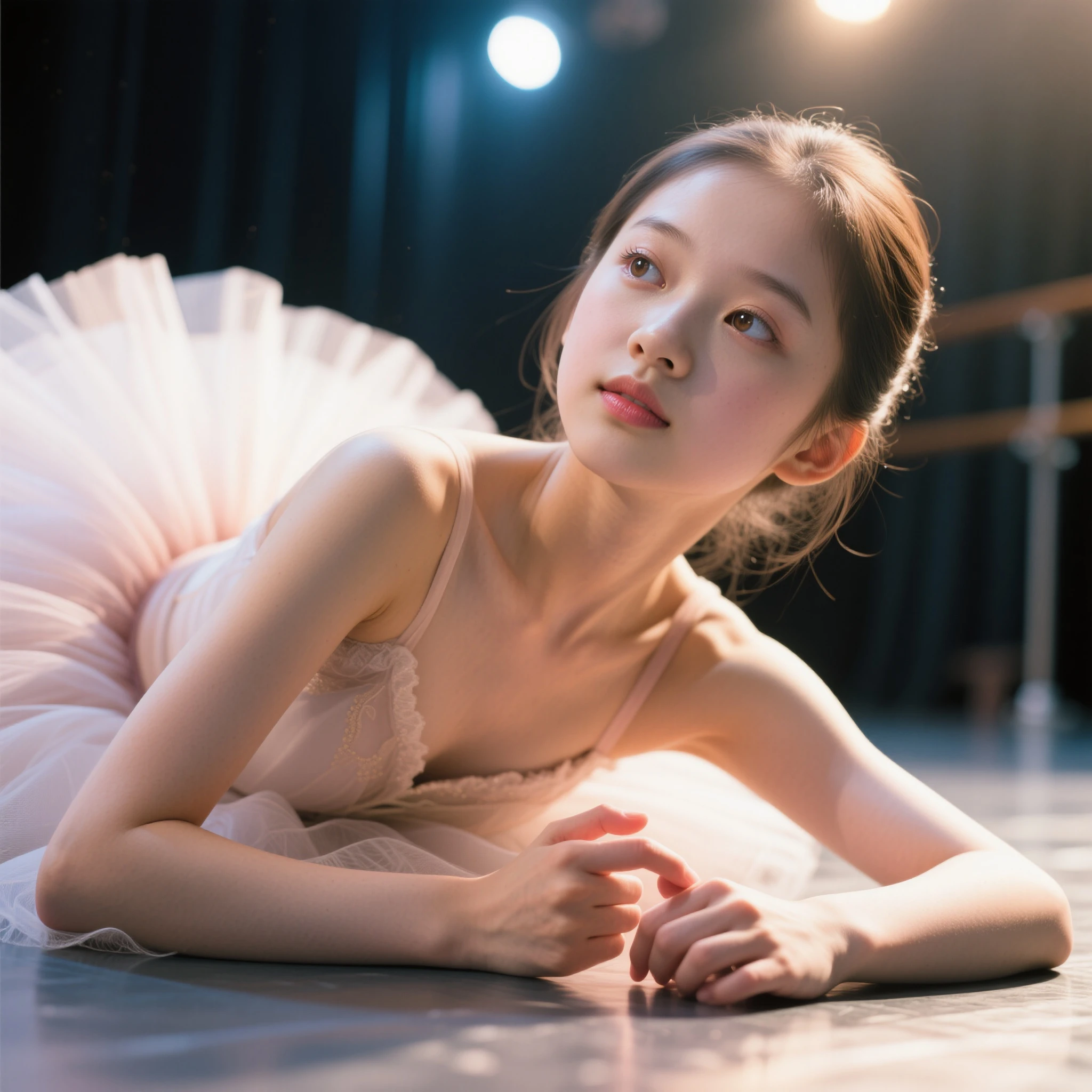 fashion model 18 years old [[[[特写乳ditch]]]], [[[[]]]], [[[[rape]]]], [[[[Shoulder]]]], perfect eyes, perfect iris，perfect lips，perfect teeth，Perfect skin，full细节的皮肤，long face，slender nose，girl，（(Chinese ballet dancer:1.4)），（(((Keep your feet apart，squatting position:1.4)))），（(((legs apart:1.4)))），((Raise your hand，put it behind your head:1.4))，（Chinese ballet dancer的脸:1.4），（Chinese ballet dancer的头型:1.4），(((Pink transparent clip:1.4)))，A delicate face，（(((Body facing camera:1.4)))），（((wet身，wet头发，wet脸，wet腿，wet乳房:1.4))），（((Keep your eyes on the camera：1.4))），big breasts，Raised sexy，Focus on the belly button，Sexy long hair，(Sexy ballerina face,full细节，full，very sexy：1.4），(sexy eyes,full的眼神:1.4)，（sexy Shoulders），(sexy legs:1.4)，breast enlargement，show your neck，Off the Shoulders，ditch，(Expose the thighs，wet的，very sexy:1.4)，Navel exposed，show your feet，Hidetoshi，bare arms，（(Hidetoshi，luster，legs shiny，shining feet，very sexy，wet:1.4))，hip fat，Show leg length，Beautiful bright pink shoes，（full-body shot），green background，flowers，4K Ultra HD, ultra high resolution, (lifelike: 1.4), best quality，masterpiece，（pastel colors：1.2），prospect，（(((bottom front view:1.4))))