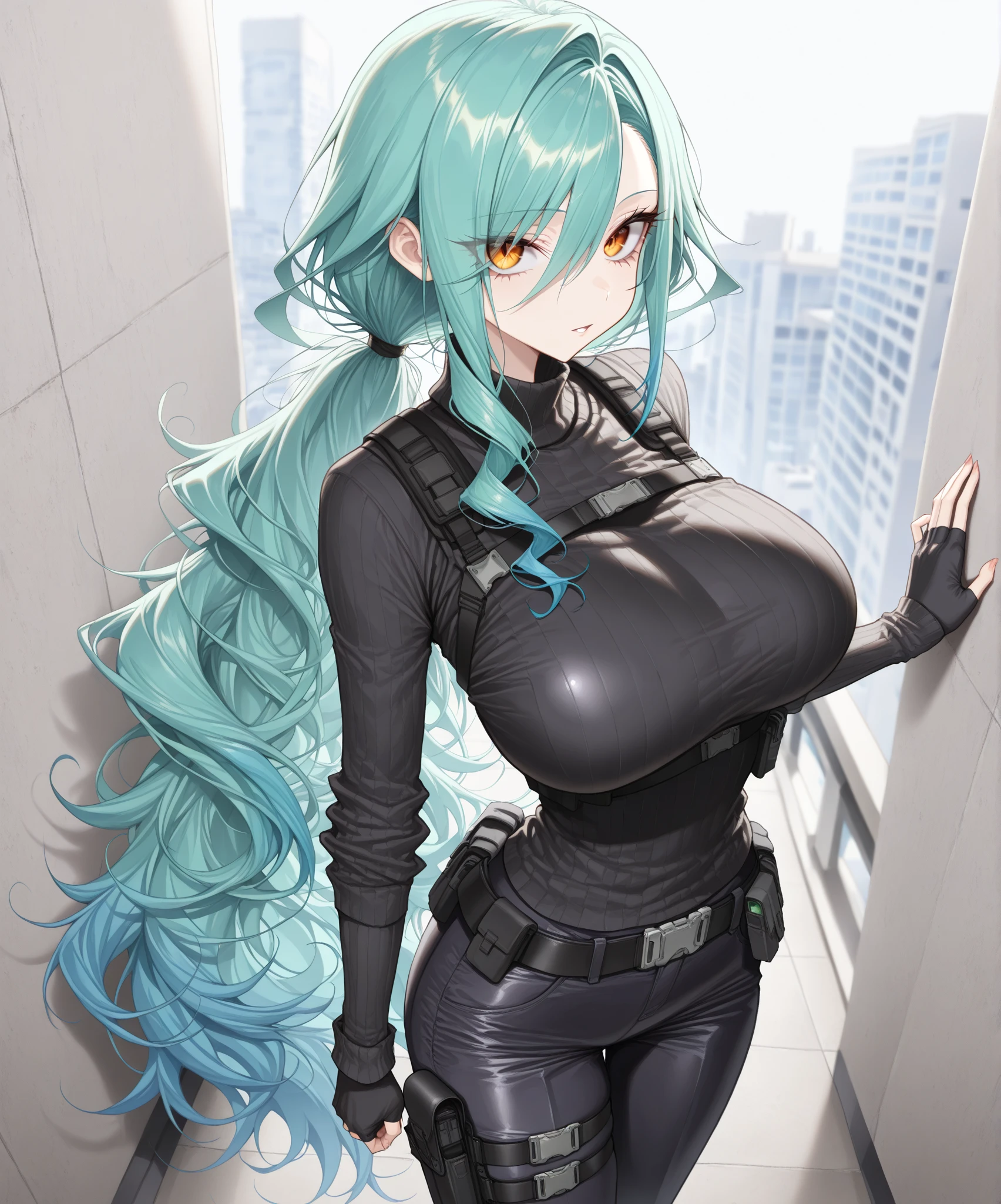 ((highly detailed)), nikke, privaty, perfect human hands, (great breast:1.1),masterpiece, best quality, ultra-detailed, glistening shiny, glowing light, ray tracing, HDR, deph of field, (perfect face, detailed face, detailed eyes,perfect hands,perfect fingeredium :1.2),8k,HD,ultra realistic face,ray tracing,perfect lighting,best quality, ultra-detailed, shiny eyes, (looking at the distance, serious:1.1), ((1girl:1.2)),cowboy shot,thicc,streaked_hair,((blue gradient hair)),multicolored eyes, gradient eyes, (glowing eyes:1.5), mascara, (fashion make up), (parted lips,blush,cameltoe, on a battleship, giving orders, war, planes, bullets, guns),((super detailed background)), dynamic poses, ((8k wallpaper)), (mature female), military uniform, long sleeves, straps, hat, white headwear, black thighhighs, (((uniform))), undersized clothes