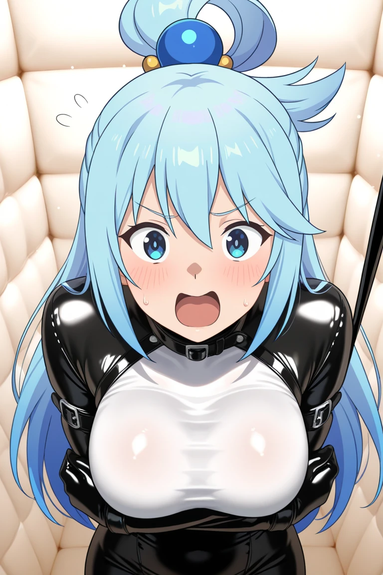 Sexy . . (perfect colors ).. (oily skin) . . Thick collar. miku girl cosplay . . . . . Handcuffed. .. . . high heels. vibrators . cumming. Ballgag . Drool. Being raped by a man. Submissive.