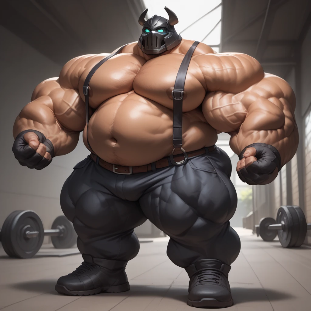 masterpiece, top quality, high resolution, detailed background , fat cyberdead, big belly, with exposed teeth, grotesque, engine machinery background, futuristic destroyed city, messy ground, wet ground, (full body:1.5), (wide angle:1.5)