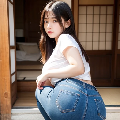 Nice Japanese shemale with a big dick