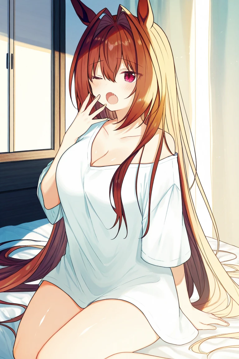 8K,top-quality,Bedroom at night,Drawing of a woman with a white shirt with open chest, long chestnut hair,clean anime outlines, perfect lineart, thick linework, thick black lineart, Anime Girl with Long Hair, clean line drawings, Seductive Anime Girl, line-drawing!!, Thick line art, Bold lineart, line-drawing!!, beautiful line art, simple line art, linear art