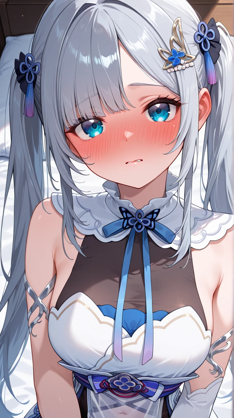 (2girls:1.5), (closeup breasts and face: 1.4), (cleavage: 1.1), (minigirl next to a giantess girl: 1.4), (giantess: 1.2), (height difference: 1.8), (size difference: 1.4), (jade beauty: 1.2), catgirl, fluffy ears
