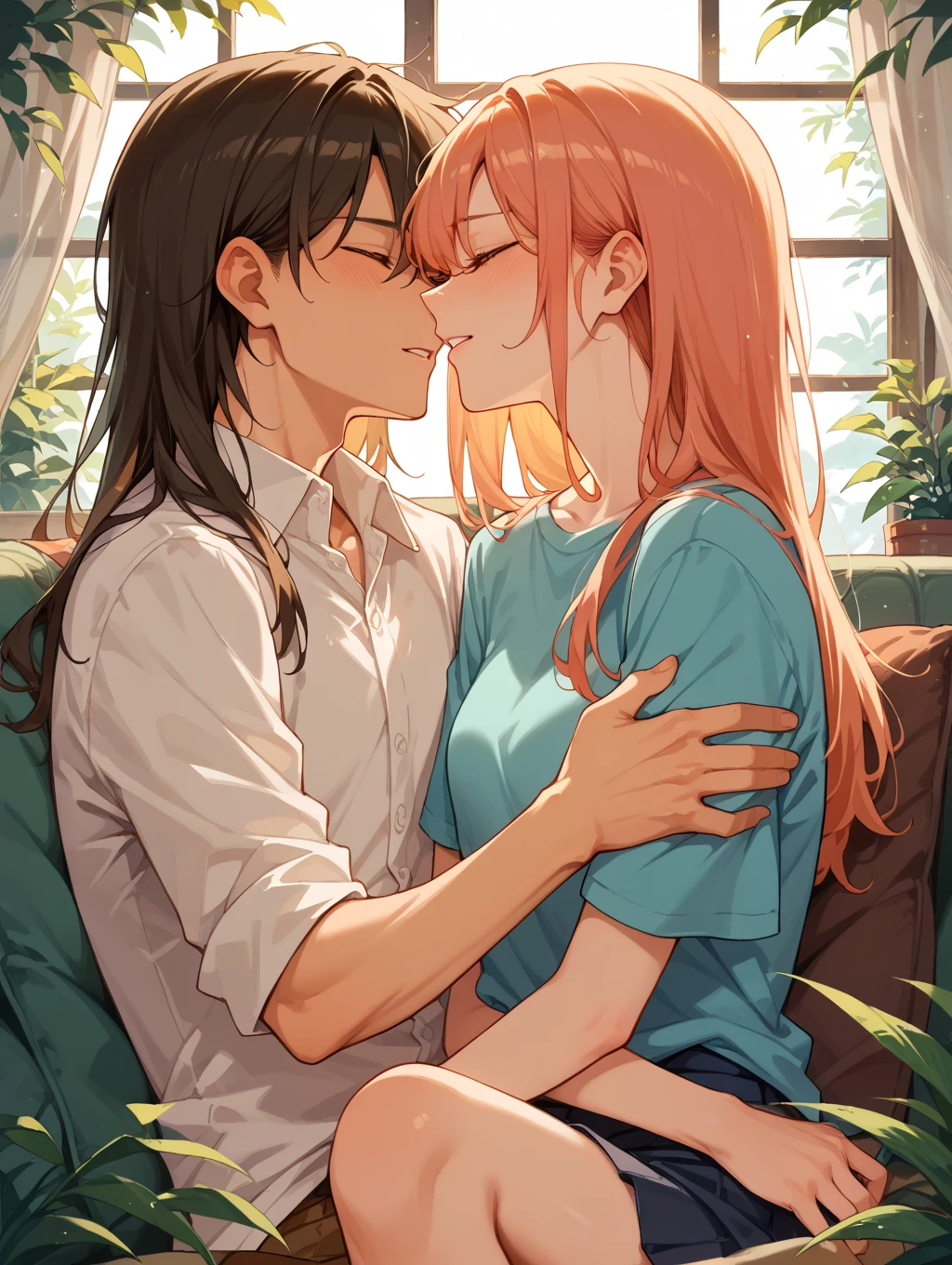 cartoon couple