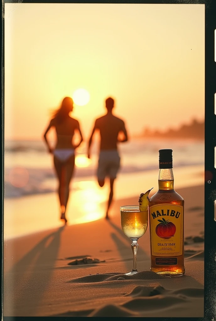 Create a vibrant and inspiring image for the pre-launch of a natural weight loss supplement campaign, aimed at Projeto Verão. The image must feature a prominent countdown, with a background that refers to summer (such as a beach at sunset with palm trees), warm and attractive colors such as yellow, orange and blue. Include the text ‘The secret to a summer body is coming!’ in a sleek, modern font. Add a physically fit feminine and masculine silhouette, like soft shadow, suggesting transformation. Highlight the SR Suplementos logo in a discreet but visible position. The design should be optimistic, vibrant and convey energy and confidence., Minimalism, Realism, UHD, highres