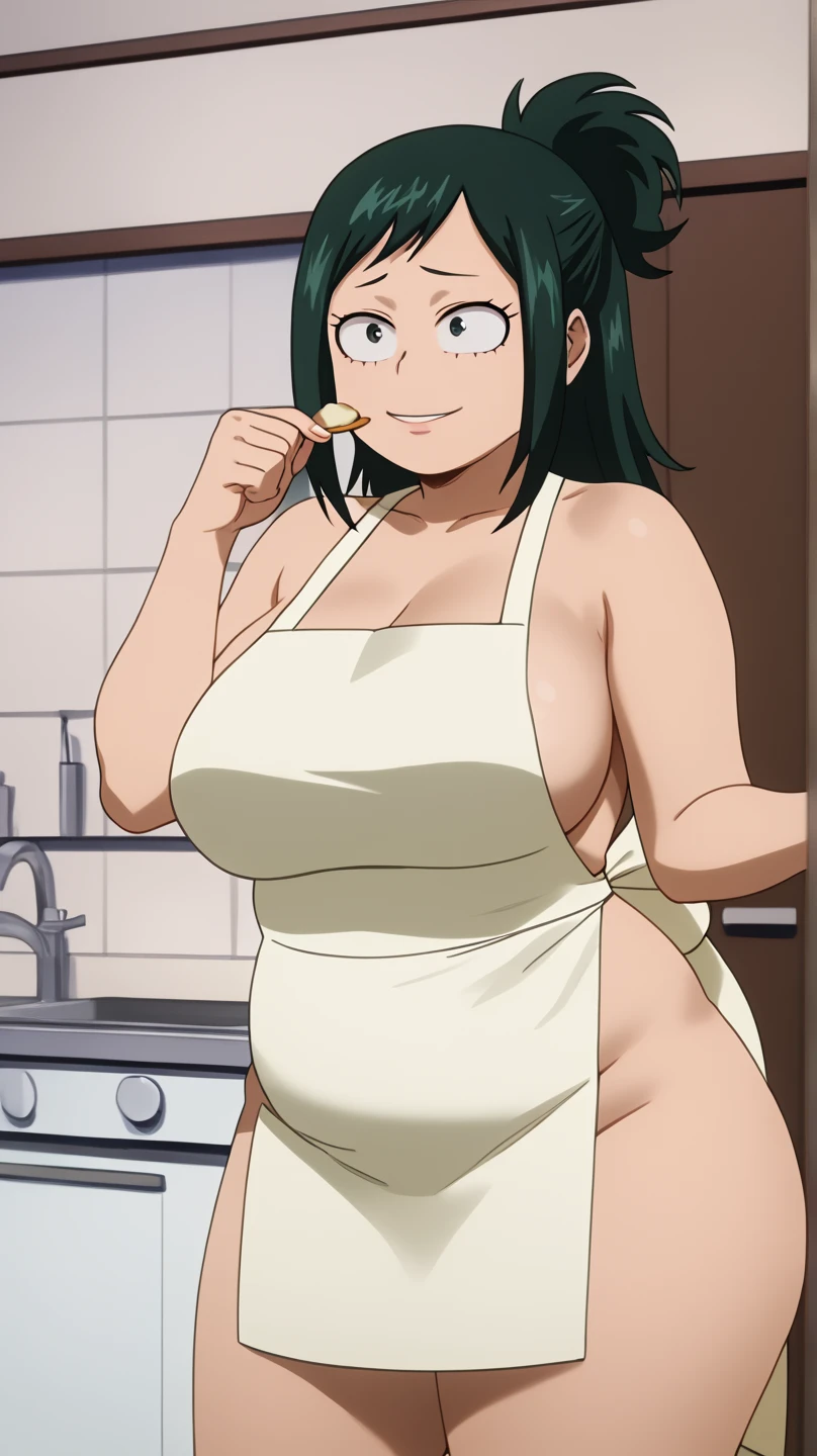 Konami,One girl,smile, View your viewers, Green jacket, gloves, Green micro shorts,Green knee-high boots footwear, masterpiece,Highest quality,bad woman、sadistic、Are standing、(half:1.3), Wide Hips, Thick thighs, (Thigh Gap:1.2), Big Ass, (Shaving, (Tattoos on the lower abdomen:1.5), (Heart tattoos:1.5), (belly but ton: 1.1), (Expose the shoulders: 1.1), (邪悪なsmile: 1.3), The devil's tail grows、