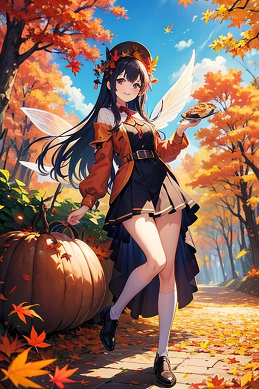 Highest quality、High resolution、Detailed Background、mysterious、Beautiful face in every detail、Highly detailed face、Huge breasts、Perfect body line、Cute gestures、Looking at me happily、An adorable creature blending into autumn nature、Autumn-like、It looks like a fairy dancing lightly.、

An adorable fairy appeared, her  covered in brown chestnut shells.、Her fluffy hair is studded with chestnuts.、She is wearing a costume that looks like a chestnut shell.、It has a button in the shape of a fruit.、Small chestnuts are scattered at my feet.、The fairy is holding an even bigger chestnut in her hand.、The fairy&#39;s cheeks are reddish with autumn color and her expression is calm and gentle.、Hold the clitoris lovingly、The way he occasionally puts his hand on her cheek is adorable.、Cute beauty、Fantastic and cute