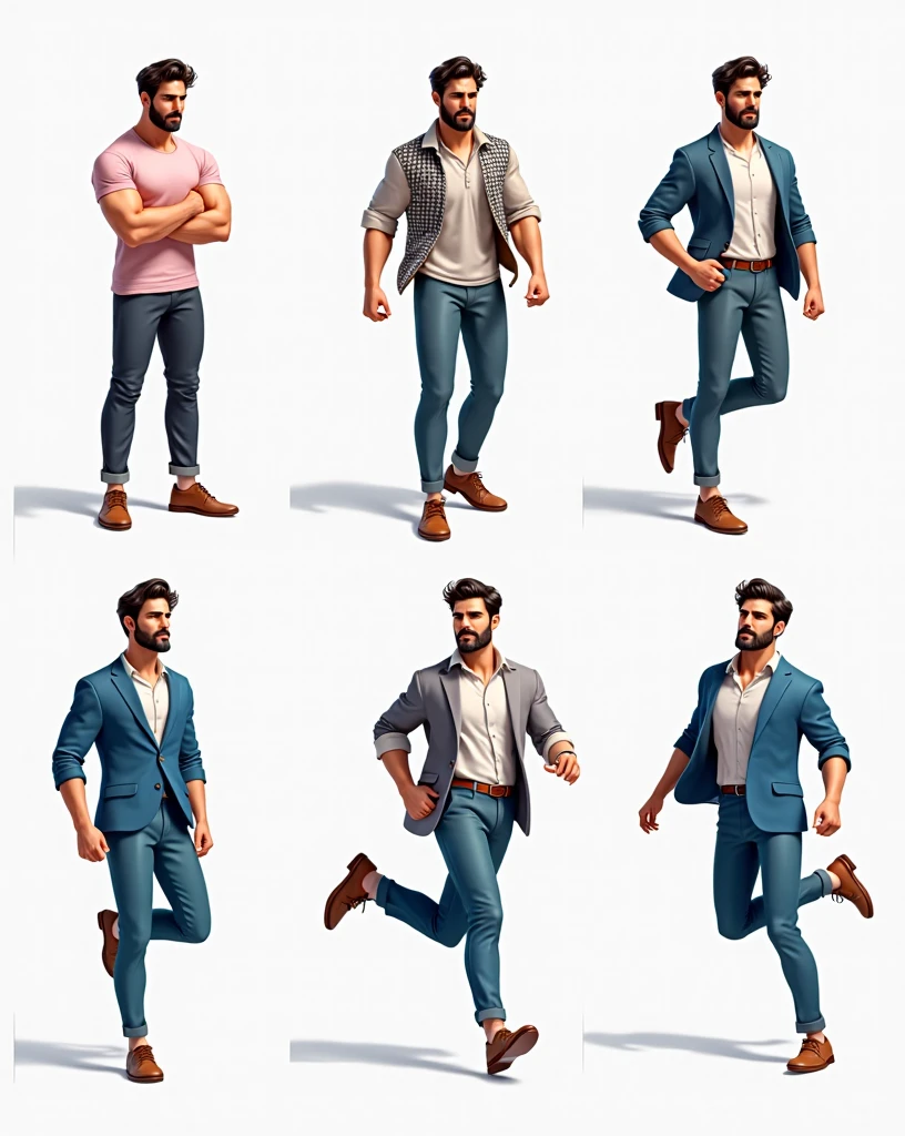 a midage italian male with no beard, short hair with gel, overweight, fine white shirt, leather belt, suit pants, leather shoes, full body, white background, concept art, detailed