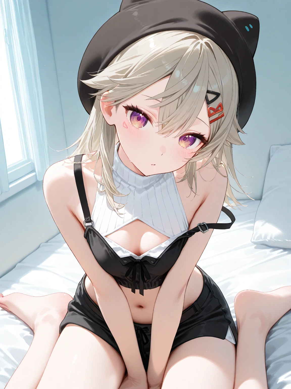 (The best quality at its best,4K,8k,High resolution),Super detailed,Beautiful Eyes,Blushed,masterpiece,The best quality at its best,Mild,Delicate and sexy collarbone,Happiness,A faint blush,wonderful thing,Perfect pubis,mature,close your eyes,original character, Volumetric lighting, Best Shadow, Shallow depth of field, Portrait of a stunningly beautiful girl, , Delicate, beautiful and attractive face with captivating yellow eyes, Messy painted face, Sharp eyebrows, Fang Out, Nice small breasts, Layered long twin tail blonde, Blush Eyeshadow, Thick eyelashes, slim、Chain collar、(((NSFW)))Disheveled clothing、Torn clothing、Her breasts are visible through her tattered jacket、Sharp Eyes、Watery eye、Tears、Damaged clothing、Lying on your back、Girl Resisting、Just before being attacked、sorrow、regrettable、A girl with a feeling expression、Pleasant face、During sexual intercourse、action、rape、The girl is being attacked and resisting、Spread your legs out to the sides、Humiliation、both arms are pinned down、膣に性器を挿入action中