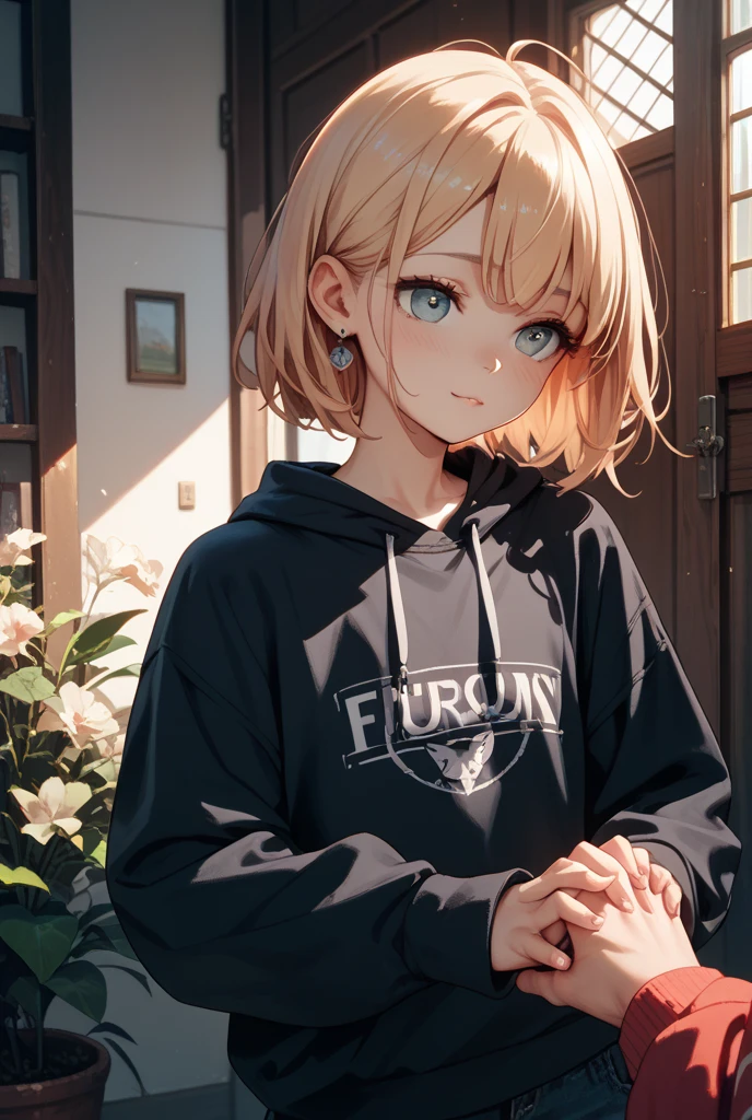 (masterpiece, best quality, detailed), 1girl, solo, looking at viewer, long hair, blonde hair, double bun, drill hair, brown eyes,
<lora:HackedTech:1.1>, hackedtech, data stream, green hues, black hoodie, hoodie, leather, indoors, couch, pillow, window, curtains, potted plant, <lora:midfinger-left-v2-wasabiya:1>, middle finger, evil smile