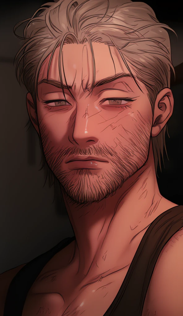 Picture of Ewan McGregor, 4k, highly detailed, ((short hair)), (upper body portrait), ((nude))