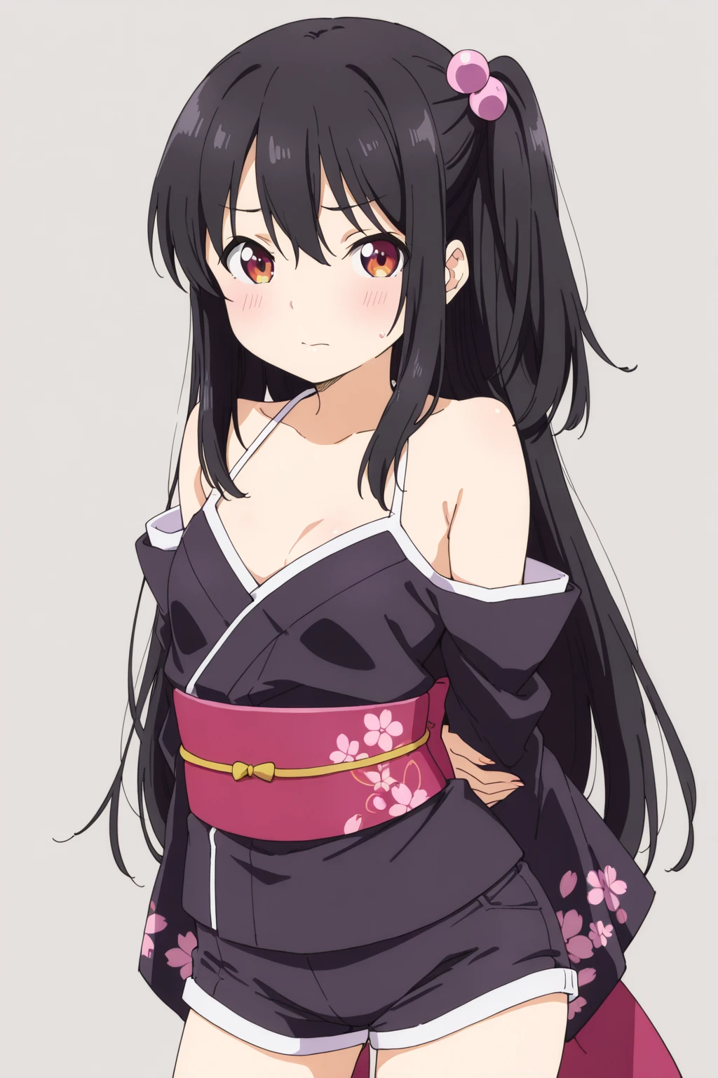 (((​master piece))),(hyper quality::1.5), Hyper Detailed,Perfect drawing,。.3D,8K Illustration、(((clearface)))、Hi-Res、japanes、1 persons、adult lady、ssmile、Beautiful skins、Lustrous hair、(((beautiful kimonos)))、((Luxury underwear))、(((Beautiful underwear)))、Japan background、nice background、((beatiful backgrounds))、(((Detailed drawing)))、Perfect Beautiful Girl、((Perfect Photo))、((emotional))、((Luxury))、spot light