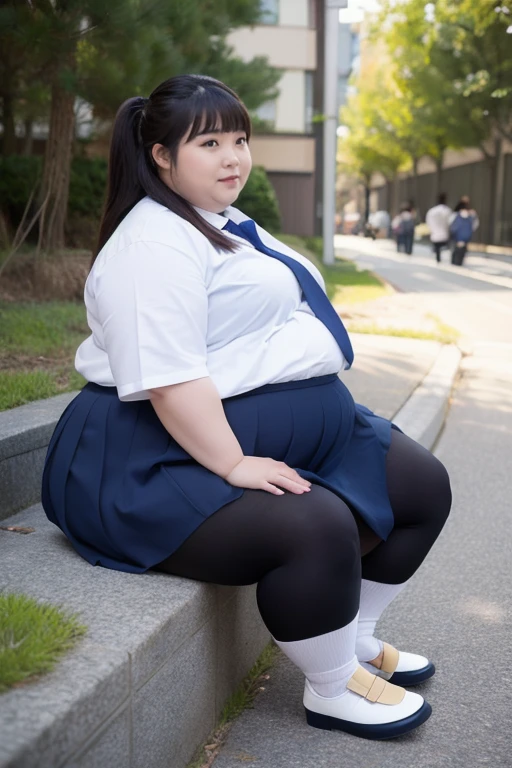 Vety fat school girl ,age 12 years , very obese , very big body ,