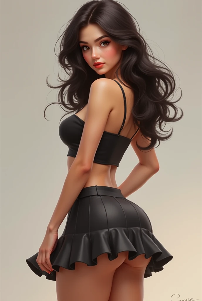 8k, SexyToon, there is a woman in a dress posing for a picture, promotional image, promotional image, promotional photo, promotional image, promotional photo, promo image, woman model, photo shoot, in a dress, Jessica Alba woman, glamor shot, promotional art, style is a mix of æon flow, high quality scan, more details, black dress : : Symmetrical face, solo photo shoot