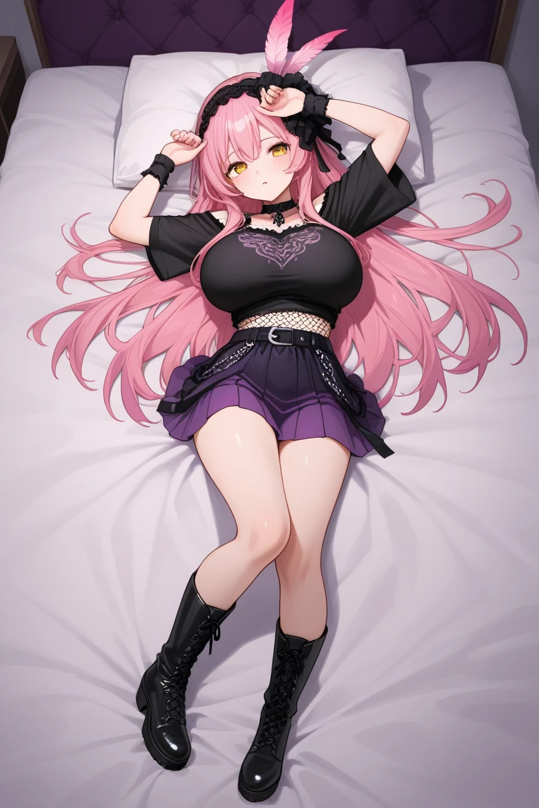 (best quality,4k,highres,masterpiece:1.2),extremely detailed eyes and face,longeyelashes,beautiful detailed eyes,beautiful detailed lips,1girl,cute,innocent,happy, 14 years old girl, sitting on a pink carpet, beautiful legs, mini dress, long legs, upskirt, panties, up dress