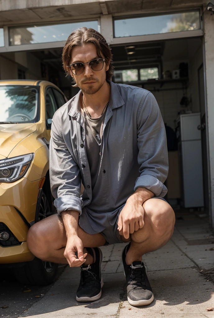 naughty man, 21 years, role model, self, realisitic, with clothese, detailded, automobile