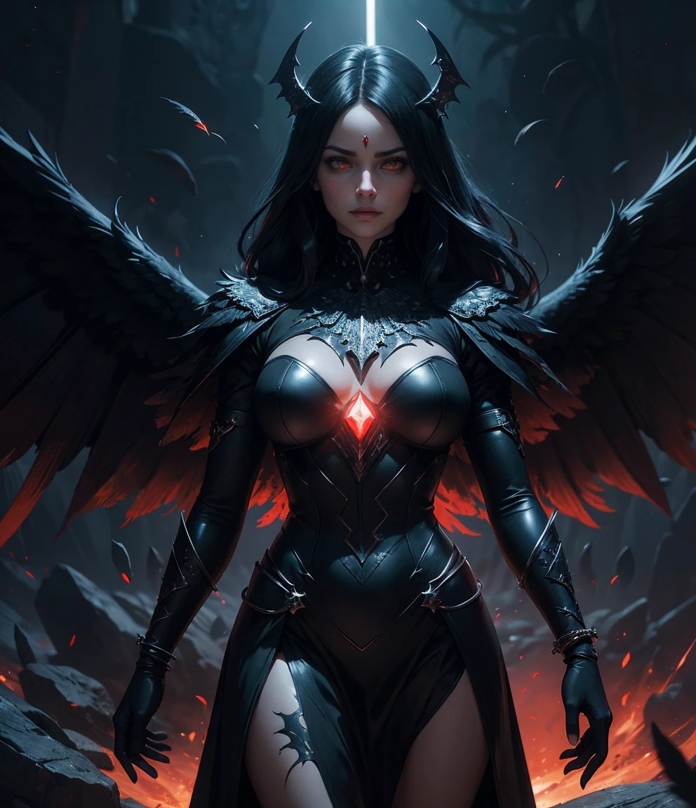 1_Woman, demoness, full height, very beautiful, long hair, smooth clean, white skin. photorealistic , cinematic picture , high detail , dynamic expressive image , detailed skin texture , graceful figure , sexy girlfriend of lucifer , tattoos , dark angel of the underworld , otherworldly gloomy image , another world , the vampire chronicles Brian Lumley , Gustave Dore , Divine Hell Dante Aligheri , Italian Renaissance, great art. Magic and cyberpunk mixed together. Warm gamut of colors, contrasting light with cold illumination from the side, expressing volume and shape, high-quality 3D visualization, rendering, a masterpiece. top quality , skull bone background , horror style , darkened , grainy , hazy .
2_Her body grace, grace, perfect figure, dark textured silhouette, high-quality 3D modeling, dark image,
a woman with long hair, to the waist, black metal, tight leather pants, a rock star, a demonic image, a body in tattoos, vampire chronicles, a corset of belts, clasps and fasteners on the body, knives, skulls, bones are woven into her armor, Warrior of Darkness , the angel of hell.
3_High image quality, 4K | Ultra HD | Full HD, cinematic rendering, 3D visualization - a masterpiece, TOP computer graphics ART. Unity 8K full body rendering, motion capture, skin pores, dark lighting, strong shading, detailed, detailed face (bright, photorealistic, realistic, dramatic, dark, sharp focus, 8K). High detail textures, fabric, material, leather, metal, cadaveric decomposition, bones, skulls. Texture, high quality, (shades of gray, red, black, elements., metallic sheen), Magical amulets on the chest, cabalistic symbols. Film grain, dust and particles in the air.
4_ Background environment; Underworld - Hell, the River Styx, Souls of dead sinners, gorges with red-hot magma, red light, in a dark grotto, Darkness)!. Studio light, side, contrast of cold shadows and warm golden light. Behind the character of the body of the dead, dark dust, sulfur, whirlwinds of dead souls.