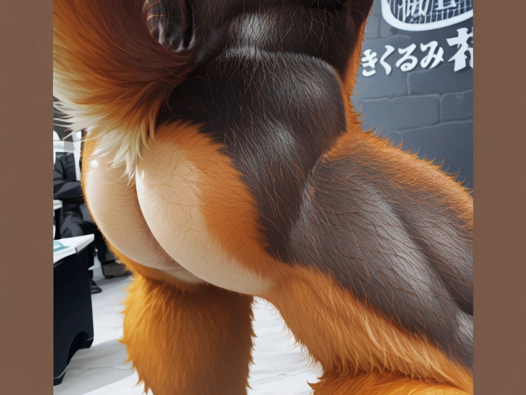 A muscular completely black Jackal posing seductively bent over in front of a bedroom wall with their big round butt towards the viewer showcasing their large puffy gaping anus being spread apart while presenting their big puffy black canine pussy, canine vagina, canine genitalia, canine pussy, Masterpiece, highly detailed image, highly detailed genitalia, 4k, 4k resolution, black pussy+, by Truegrave9, by Virtyalfobo, by Chunie, by Clockhands, thick theighs+, inviting, inviting viewer, solo, fluffy tail, long tail, raised tail, looking pleasured+, feminine, dark environment, bright eyes, bedroom eyes+, seductive eyes+, seductive, bubblebutt, big butt, quote "like what you see?", presenting, looking back at viewer, perfect eyes, blushing, huge leg muscles, theigh veins, against surface, black anus, spread anus, spread butt, spreading, wet anus, sweaty anus, nude, low pov, fingering self, fingering, fingering pussy, puffy pussy, canine cookie, closeup, ebony skin, black fur, closeup,