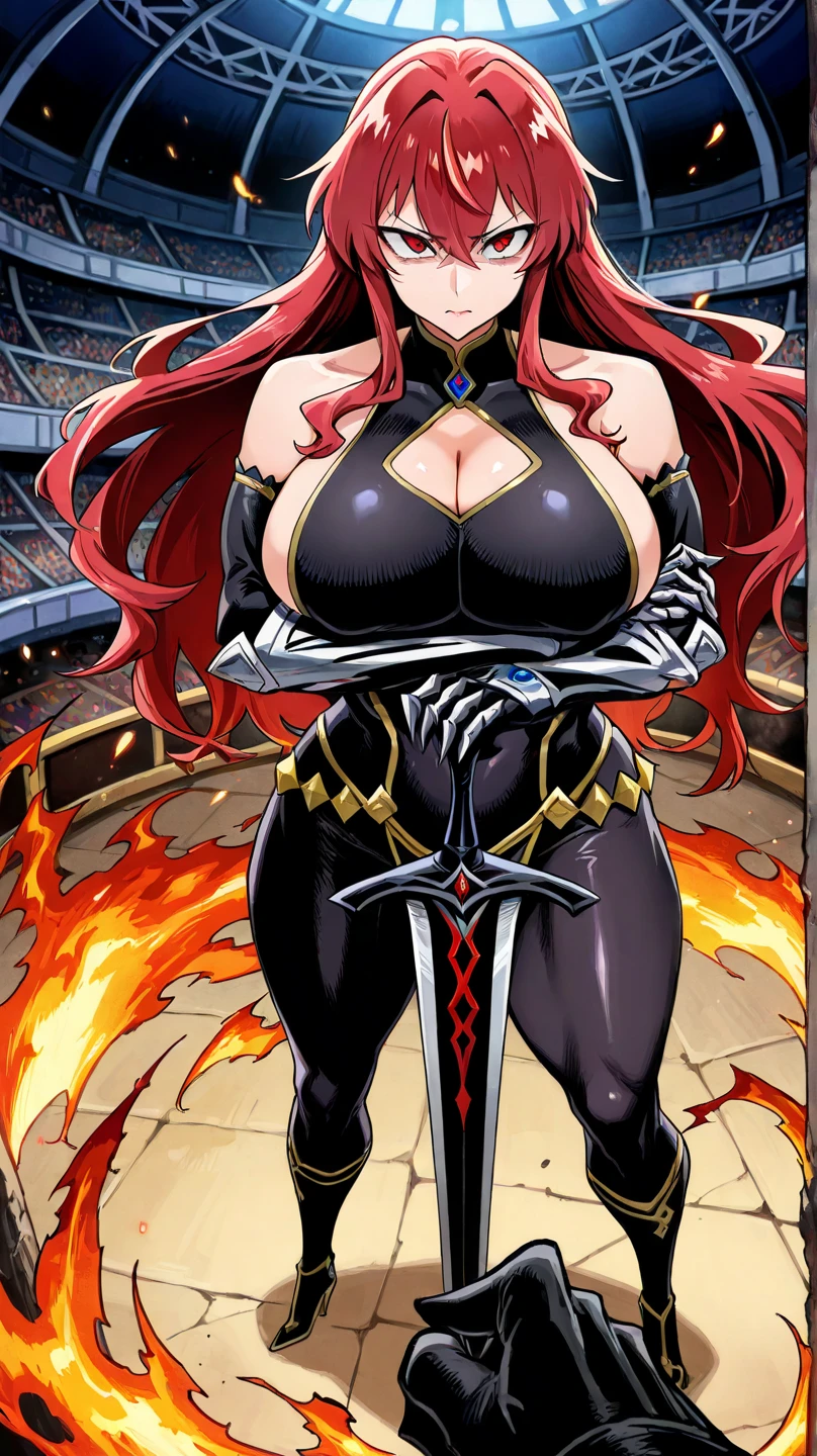 (Huge elements、High resolution、High resolution、high quality、Accurate body structure、Detailed body、Barefoot woman)、battle,,attack,お互いをattackする、(Big Breasts:1.4), Big Ass、High resolution, 最high quality, masterpiece, (Battle pose)