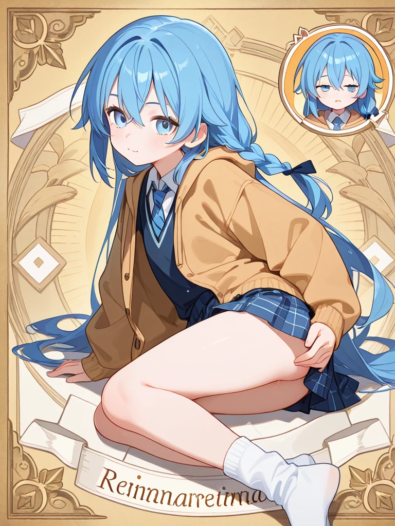 ( 4 diferent girls),4 Girls with pink hair, long double-tailed hairstyle, ((small bushy eyebrows)) walking to school, naked pussy, flirty smile, close up view from below on her crotch, mons pubis in the foreground, very close up to her mons pubis, hands on her tummy , bubbling semen on her pussy