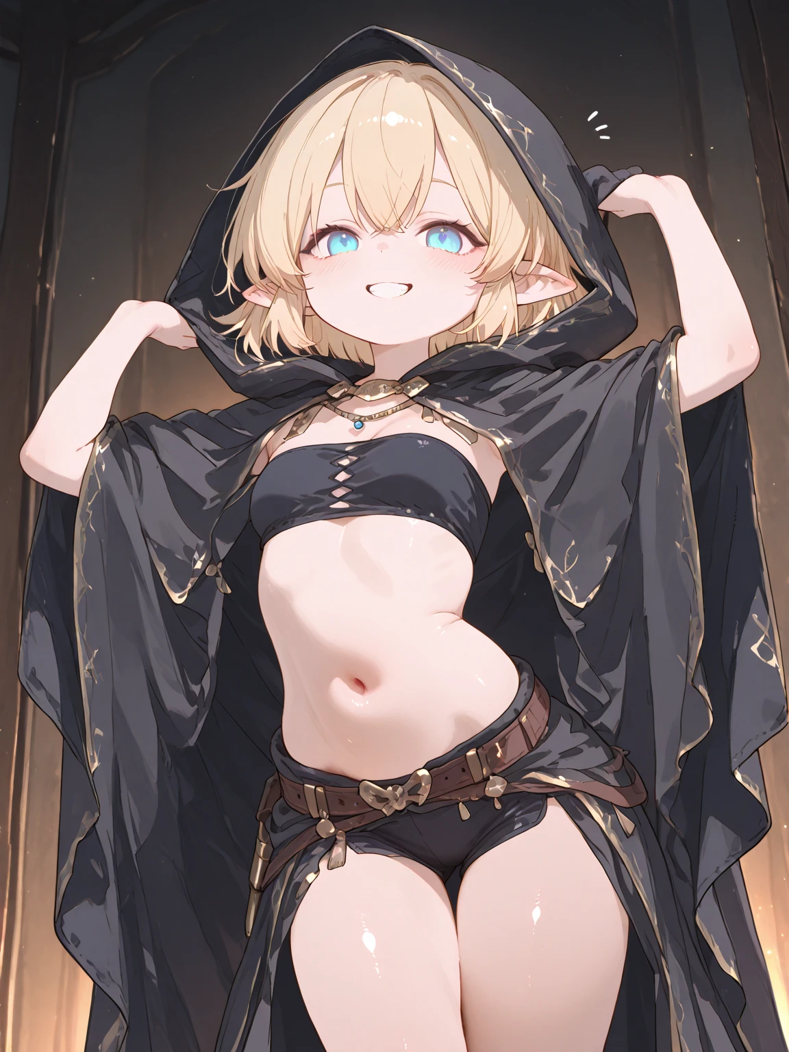 loli, petite, green eyes, flat chests, blonde colored hair, bobcut wavy hair, tall rabbit ears, caramel colored tanned skin, full body shot, micro bikini, jewelry, anklet, lifting skirt, tongue out, licking lips, womb tattoo, corrupted tattoo on thighs, vaginal piercing, nipple piercing, thick vaginal juices, stepping on sticky liquid, evil corruption, model walking in the field, naughty mocking grin, wide smile, stirrup leggings, barefoot, used condoms, exhibitionist, prostitute, druid, long transparent veil, slave, oiled body, from below, imperious, at night, tropical flower tassel on head, no panties, no shoes, vaginal pubic hair, stars