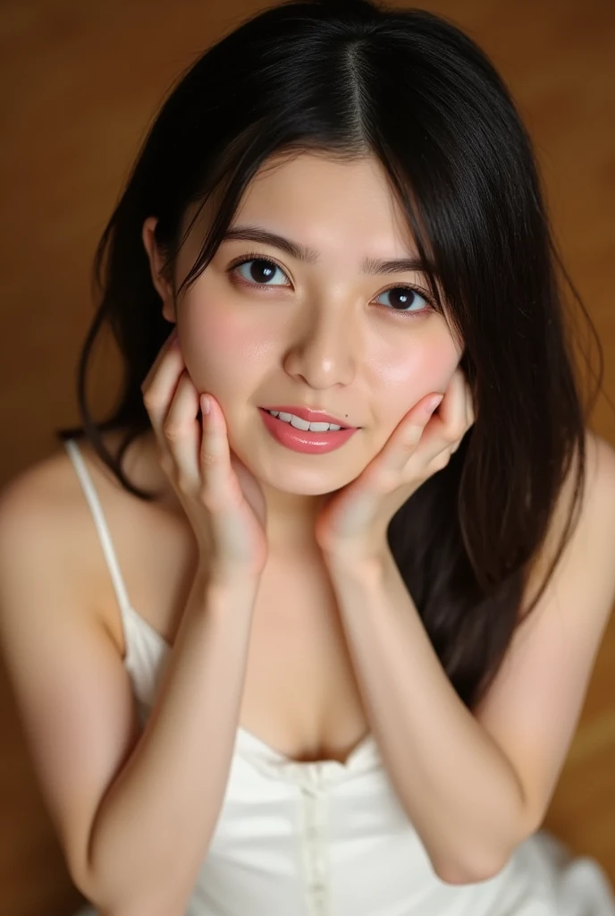 Cute gestures、During sex、rest one's chin on one's hand、Medium Short Hair、No sleeve、Woman standing on a boat、Light brown hair、Elegant hairstyle、Blue Eyed Woman、A woman with a cute upward gaze、When the sky gets dark、The gentle light of the ship shines、The sky turns red as the sun sets、Tight clothing that shows your body lines、、Elegant navy blue summer knit、Elegant black summer sweater、belt、Short skirt、Dress elegantly着こなす、Luxury Bagedium Shorthair:1.4))、Skyscrapers seen across the sea、Manhattan 私sland is visible offshore、Woman on a sightseeing boat、、The sun shines on her、Light brown hair、Light brown hair、The sky was dyed red、There are clouds、private's cute、An elegantly dressed woman is sitting on a boat and watching the sunset、彼女のAmple breastsは服の上からでも明らかです.、輝く太陽はとてもbeautiful、Dusk is approaching、Lens flare、I can see the sunset、((Sunlight reflecting off the ocean、Ocean View、The sun shines on the sea、'beautiful.、Small earrings、private'evening、Birds are also flying、、Brown Hair Color、Tying up hair、The woman is on the right:1.4))、高級レザーbelt、Shiny clothes、Light beige hair color、Background Blur、Braid only the front hair、Light brown hair、{{Cowgirl Shot}}、((Close-up shot from the waist up、Ample breasts:1.4))、にっこりsmile、Silk clothing、服からでも分かるAmple breasts、Braid only the front hair、Cowboy Shot、Gorgeous white collared silk shirt and brown skirt、Dress elegantly、Luxury Bags、素敵なsmile、((Ample breasts))、Full body photo、ring、Short skirt、Tuck your hair behind one ear、Silver Necklace、smile、 Elegant ponytail、Caustics、Highly detailed photos、Very beautiful and ideal short hair、Super no makeup、(8K、RAW Photos、Highest quality、masterpiece:1.2)、(Realistic、Realistic)、1 Girl、((Medium Short Hair、Looking into the camera:1.4))、Hair blowing in the wind