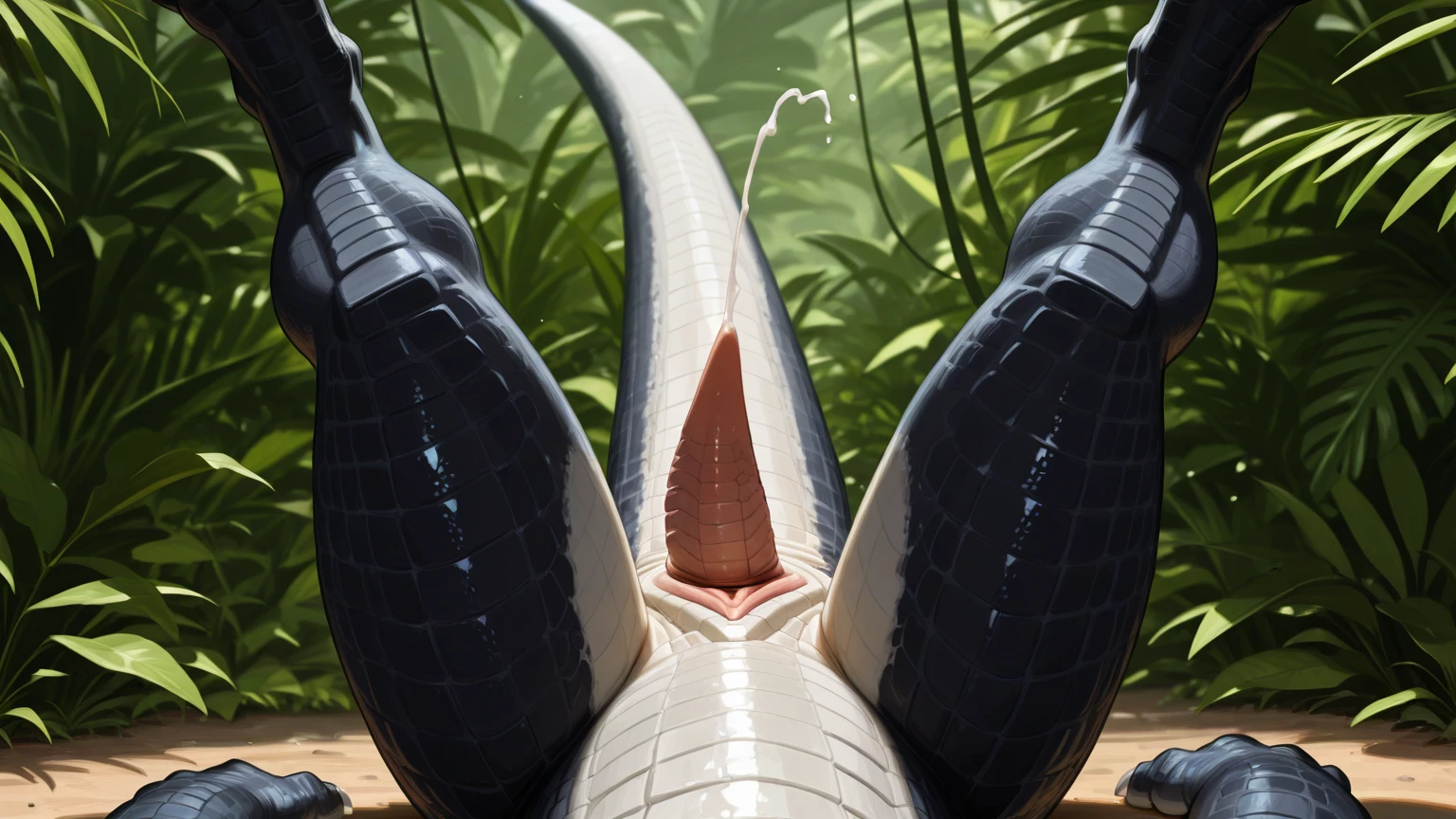 Bionic dragon,White Dragon,White Hanfu, HD graphics,Detailed and realistic,high detal,high qulity,photo-realistic,photorealistic eye,Detailed paws,Clear eyes,Masterpiece artwork,Five-fingered hands,top-quality,32k,hyper HD, (((hyper penis, feral, balls))),