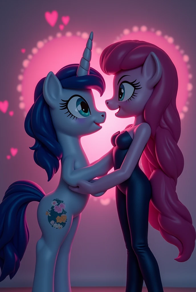 score_9,score_8_up,score_7_up,score_6_up, ((my little pony)), ((school dress:1.6)), blush, eyeshadow, long eyelids, kiss with drools, duet, lot of bows, after sex, terned stockings, seductive perky big butt, be view, ((shining armor)), ((twilight sparkle)), radiant lighting, vibrant colors, whimsical atmosphere, 8K, high resolution, highly detailed, masterpiece