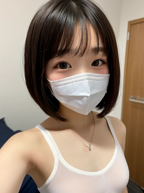 Top quality, Masterpiece, 超高分辨率, (Realistic, : 1.4), Original photo, (True skin texture: 1.3), (filmgrain: 1.3), in a panoramic view, Portrait, Very wide lens, Narrow waist, cowboy lens, (bangs, Inconspicuous, Cold light,) Night, Close-up, Tears, Short hair, neck long, ears sticking out, bangs, Big eyes, Brightly Colored Eyes, In the house, Dust, Tindall effect, (Facial expression), Sitting, (hitting a wall), Crying, Frowning, (Looking down), Nervousness, Tears, smiling happily
one girl, eyes and face with beautiful details, White jabot, pink dark V, Brown eyes,