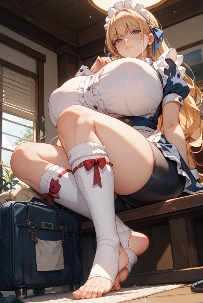 (masterpiece, Highest quality:1.2), alone, One girl, 幼いchildのゴールドシップ, pillbox hat、Red dress、No sleeve、Knee-high socks、Horse tail,、grassland、Nature、blush、(Huge breasts:1.4)、Transparent clothes、Clothes are see-through、、ergarteners、、6 yearさな体、From below、Clothes get wet、Nipples are visible、Close your eyes and laugh、smile、Open your legs、Spread your legs、Air chair、Lace panties、Flashy Panties、is see-through、Drip a large amount of love juice、Massage the breasts、Touching the chest