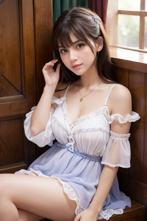 1girl,huge breast, black hair, high quality, ultra detailed, masterpiece, realistic