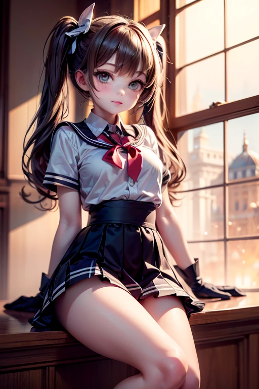 (Random pose),(Random Hairstyle),(Highest image quality,(8K),Ultra-realistic,best quality, high quality, HD, high quality texture,High Detail,Exquisite and detailed,fine,Extremely detailed CG,Detailed texture,Realistic reproduction of the face,masterpiece,Presence),sweater,Tight mini skirt,stocking,Engineer Boots