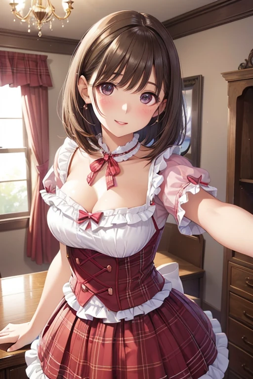 (((masterpiece))),((Highest quality)),Beautiful girl, Aerith, Sexy witch, bangs、(Long Hair, Braided ponytail:1.5)、(((huge firm bouncing bust, Deep cleavage)))、2、Translucent white skin, Sparkling sweat, (Gorgeous frilled dress with intricate patterns:1.5)、Japanese girl、 Beautiful digital artwork, Beautiful fantasy art, dynamic sely poses, A kind smile, Mysterious Background, Aura, A gentle gaze, BREAK,night, lanthanum,