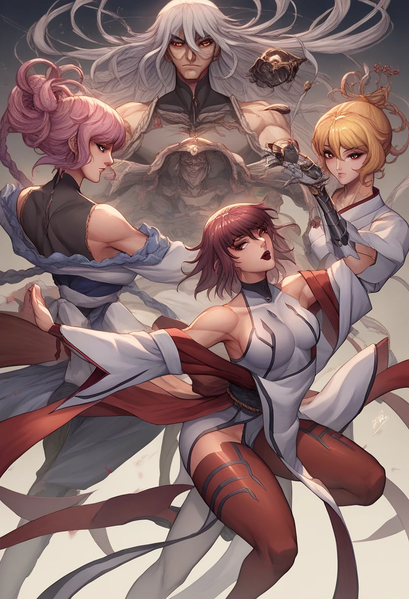Female Combatant、A silver-haired, tanned Japanese girl、Close-up of a girl in a silver leotard、Silver Shiny Leotard、Silver boots、Silver gloves、Purple Cape、Saiyan Girl, wonderful, Nano Girl, Female body type, Inspired by Hiromu Arakawa, Anime Manga Robot!! Anime Girls, Fubuki, Full Body Suit, by Hiromu Arakawa、wonderful, silk, Beautiful and attractive anime teen, Anime Girls of the future, tears,Drooling,Pee,Sweat,Tongue out,incontinence,Peeing、Estrus、Eyes wide open,Estrus,Blushing,Nipples are erect,Face is hot、Lust、A sword is thrust into his chest、Bleeding from the chest