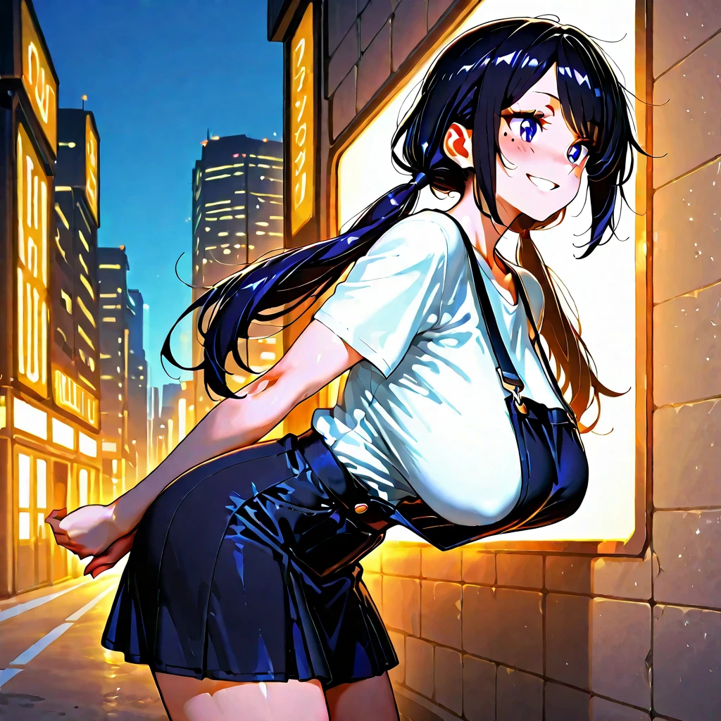 2 people、おじさんとhigh school girl、Get money from your uncle、Being watched from a close distance by an old man、Holding money in one hand、Laugh shyly、high school girl、Browsing Caution, 1boy and 1girl, In underwear、Back alley at night、ager、Blazer uniform、Beautiful woman、Very thick thighs、Very short skirt、Lifting her skirt to show her panties、Spread your legs wide、Seducing the audience、Best image quality、High resolution、masterpiece、super high quality、Thick pubic hair、Holding money in your hands、Light green lace panties、Very big ass、Very large breasts 、Blushing、4K quality、Wearing black pantyhose、Sweaty all over、Heavy breathing、{Highest quality}, {so beautiful}, {Very detailed}, {Best illustrations}, Browsing Caution, girl,