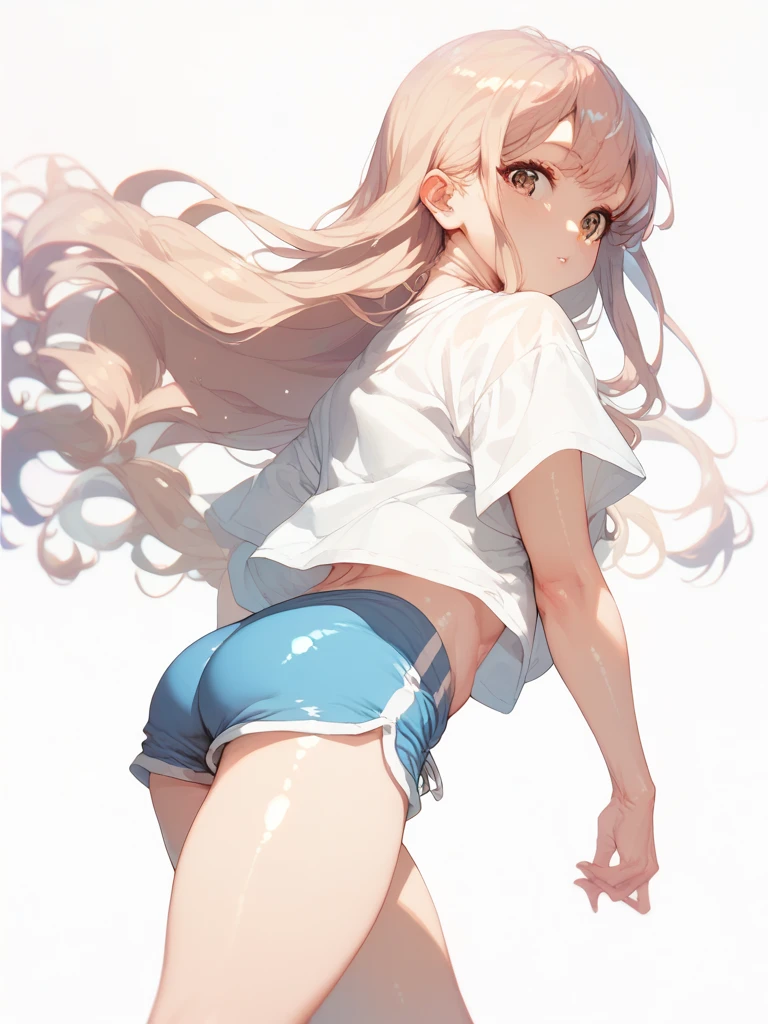 (superflat, flat shading, flat colors:1.1), (winter:1.2), (snow:1.2), (city street), 2girls, petite, loli, blonde hair, white t-shirt, (white panties:1.2), (bottom), blush, (kiss cheek), view from below, (low angle), winter, snow, bright sunlight, vibrant colors, best shadows, watercolor,