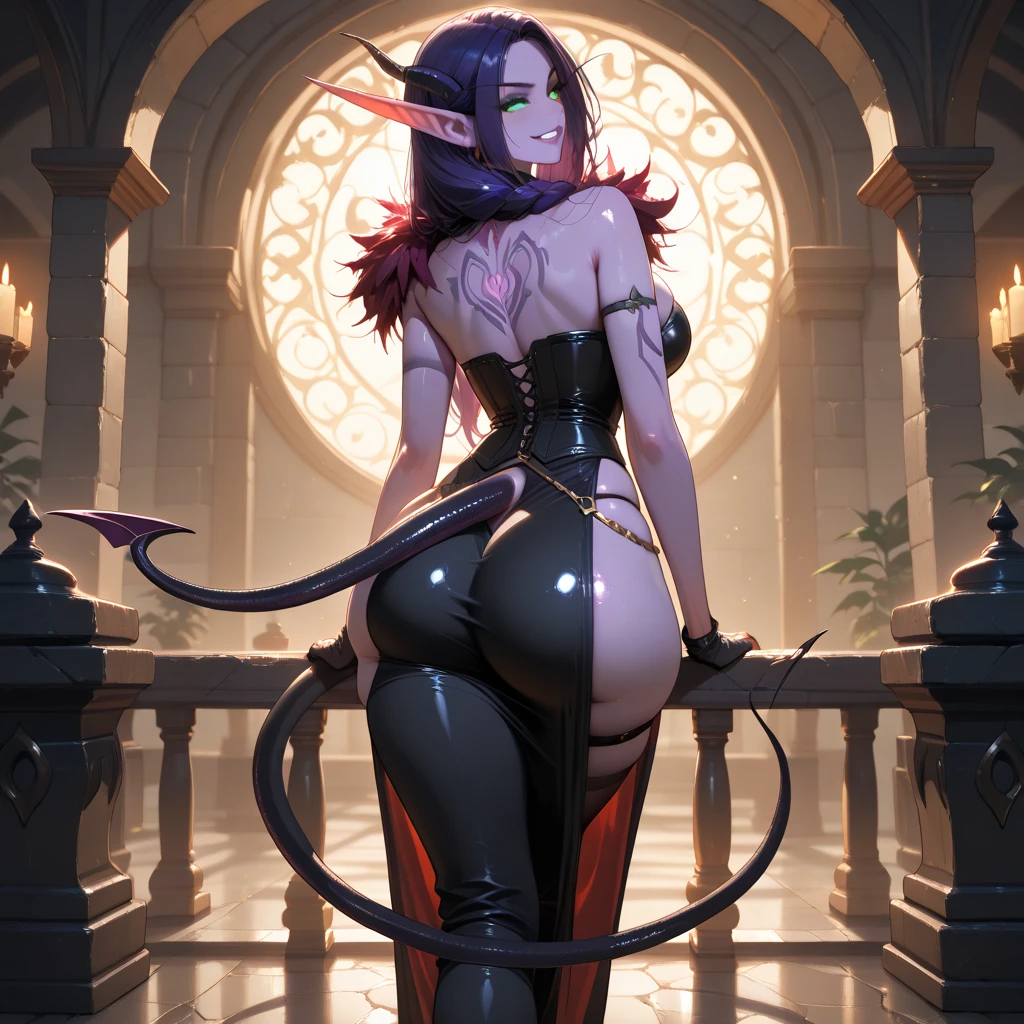(best quality,4k,8k,highres,masterpiece:1.2),ultra-detailed,(realistic,photorealistic,photo-realistic:1.37),1girl,digital,in detailed cliff,horns,latex bodysuit,from below,colored skin,hooves,monster girl,demon girl,claws,serious sparkle eyes eyetype,slaanes,h