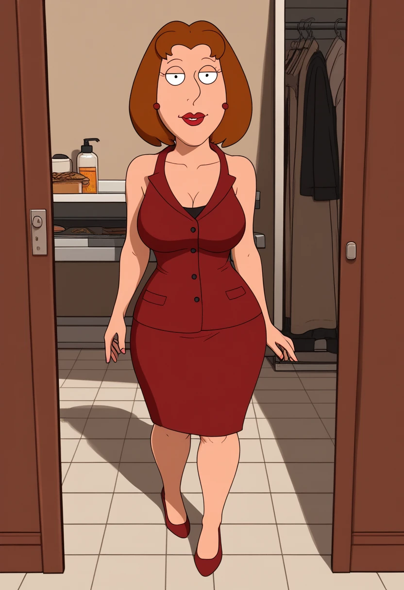 Rear view perspective, in this, (((dark lighting), eyeshadows, (((She's not wearing panties))), work of art, best qualityer, ultra detali, Ultra -HD, photorrealistic, cinematic, close-up camera photo, sultry posing, seductive and voluptuous woman like Velma Dinkley:1.4, Perfect Anatomia, face perfect, Proportioned Hands, deep shade of red with a light natural hair color, chin length bob hairstyle with blunt bangs:1.3, Retro-chic style clothing, knee-length and orange turtleneck, Short pleated red mini skirt, thick-framed black square glin thises, wears mustard yellow knee-high socks, sensible lace shoes, she has a small magnifying glin this, in a haunted house, scary house, scary mansion